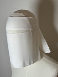 7’’ Niqab White