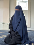 2 Layers Niqab (Long Back)