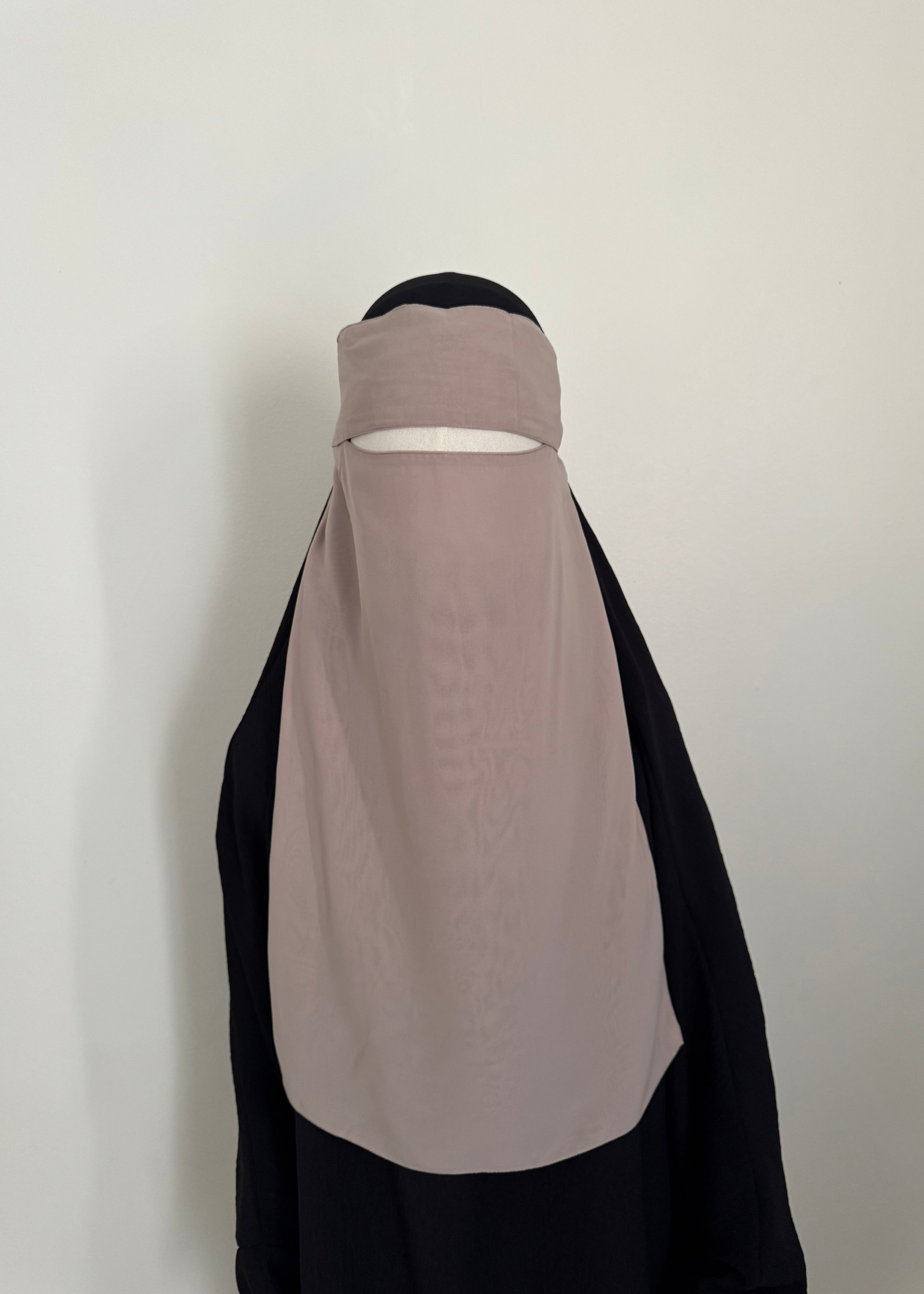 20" Flap Niqab Salmon Pink