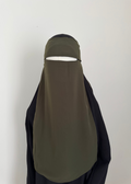 20" Flap Niqab Olive Green