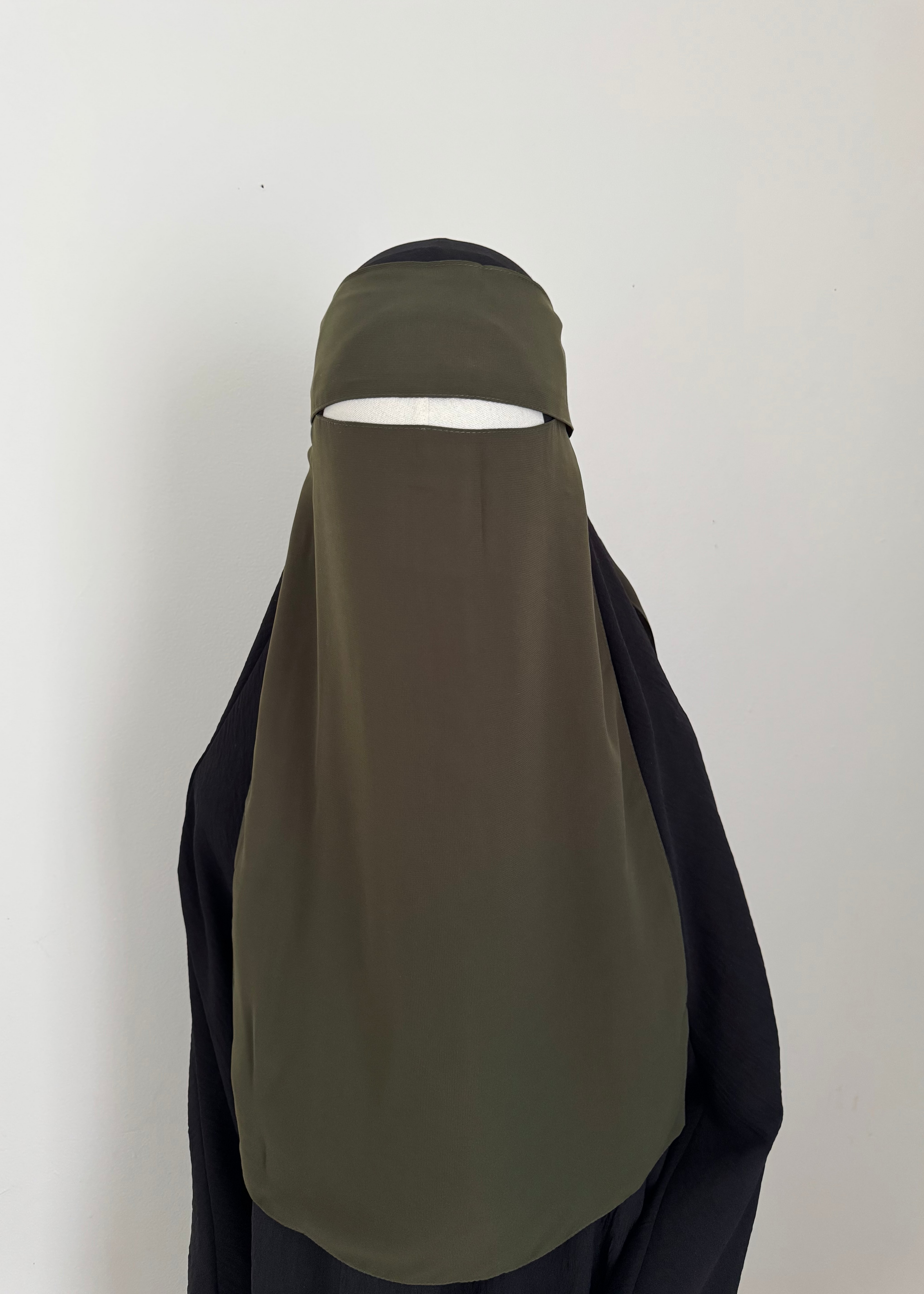 20" Flap Niqab Olive Green