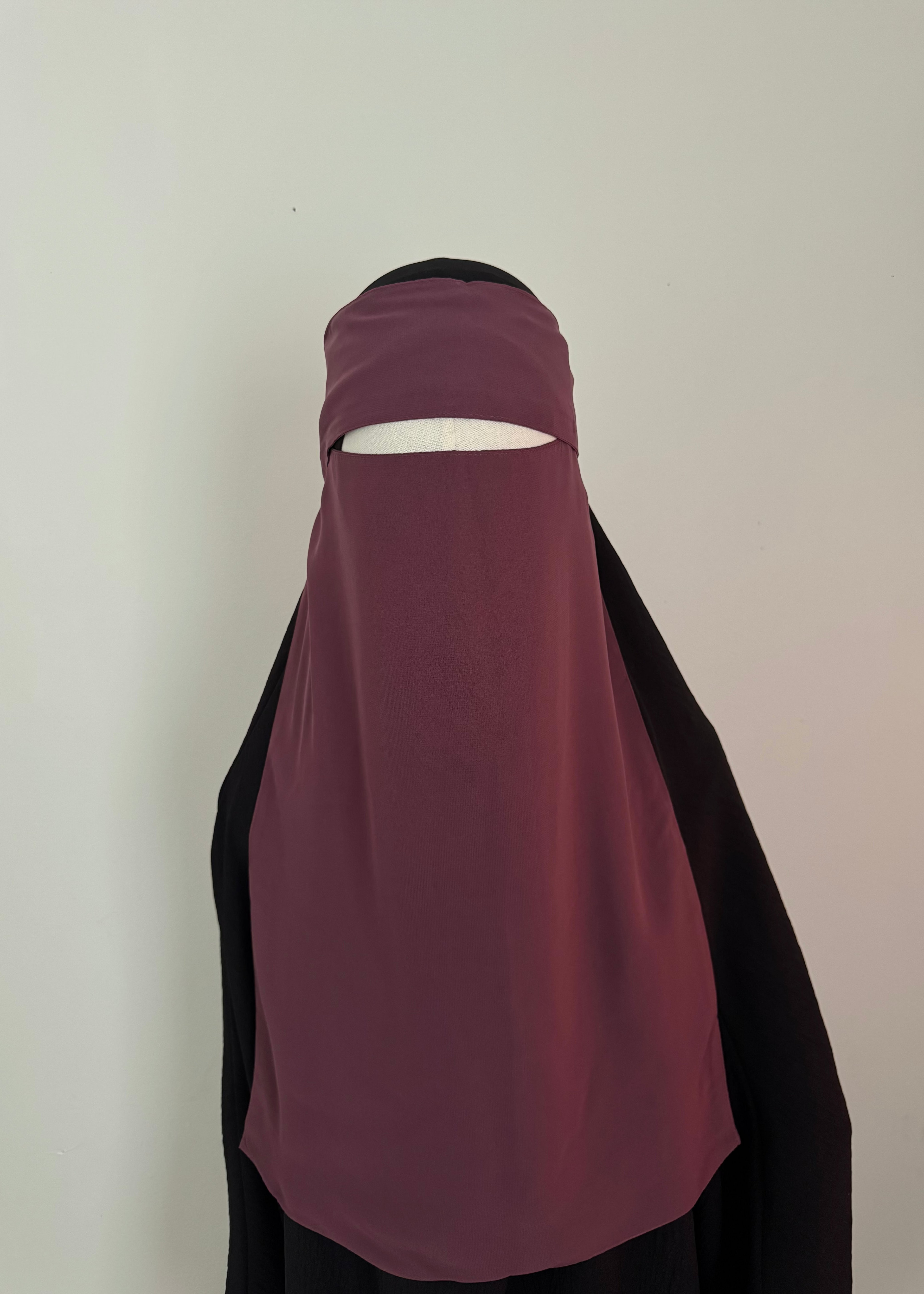 20" Flap Niqab Dusty Pink