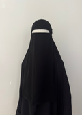 20" Black Niqab
