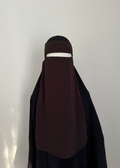 20" Brown Niqab