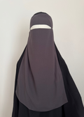 20" Charcoal Niqab
