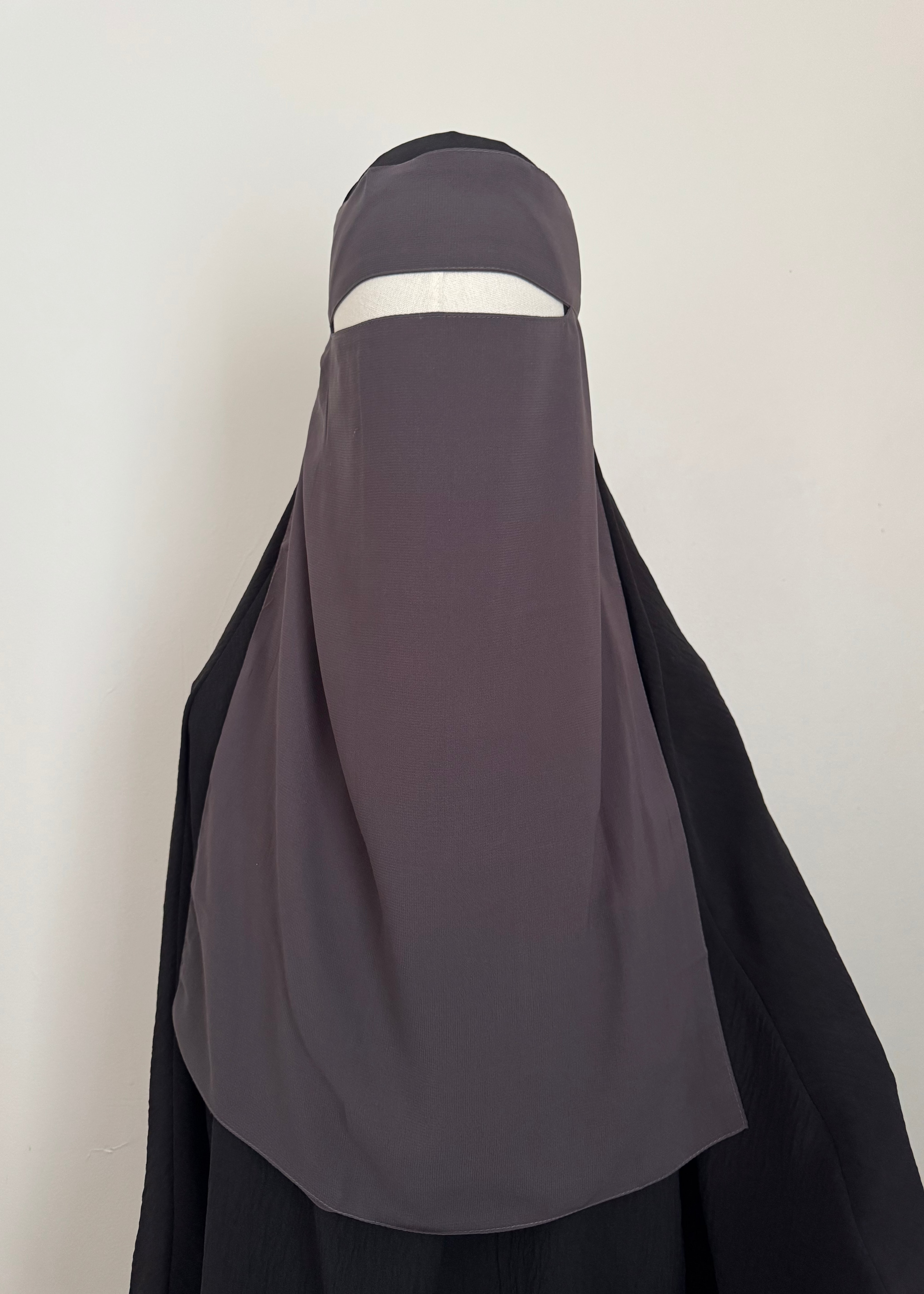 20" Charcoal Niqab