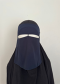7" Nose String Dark Blue Niqab