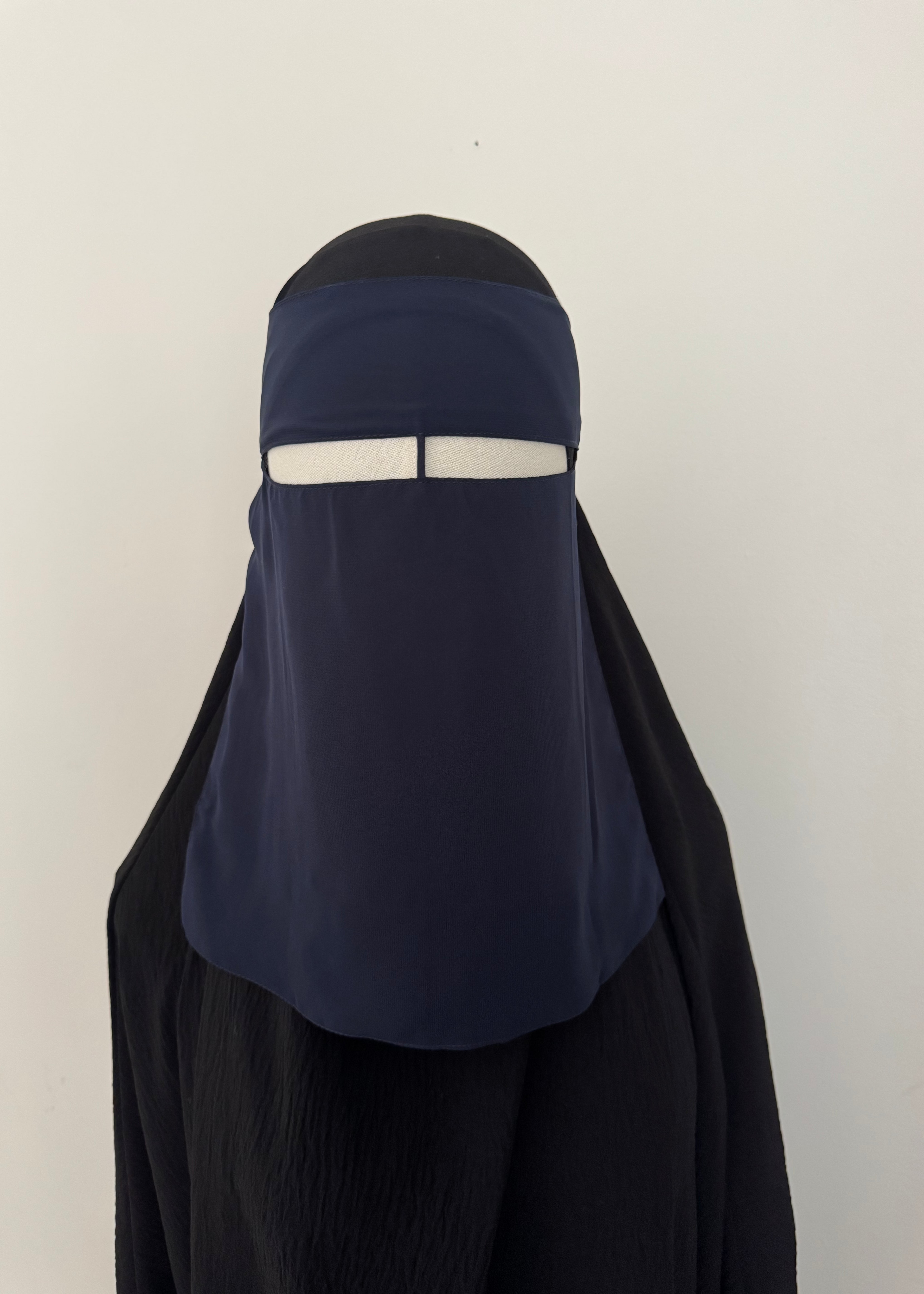 10" Nose String Navy Blue Niqab