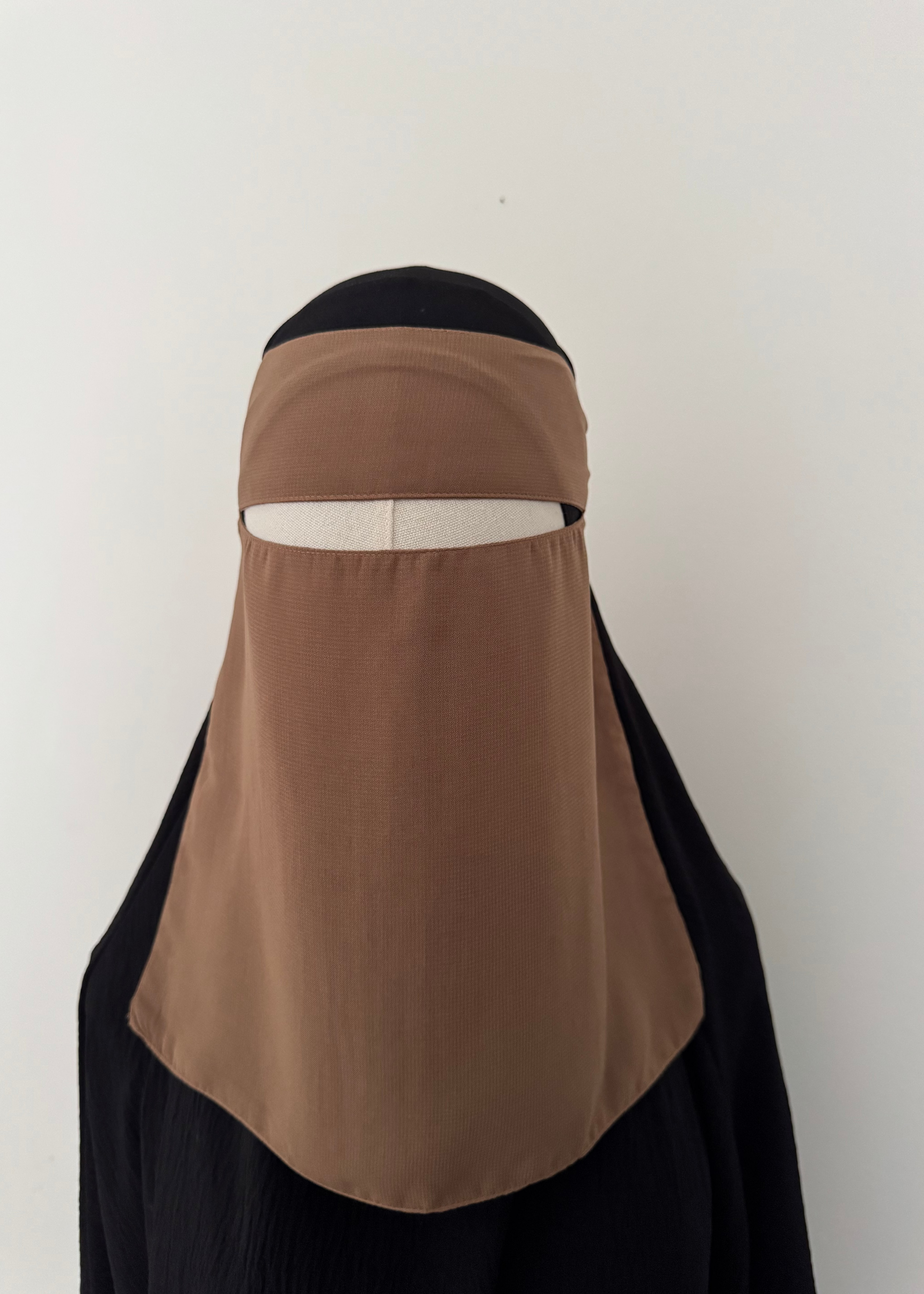 10" Niqab- Coffee