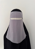 10" Niqab- light Gray