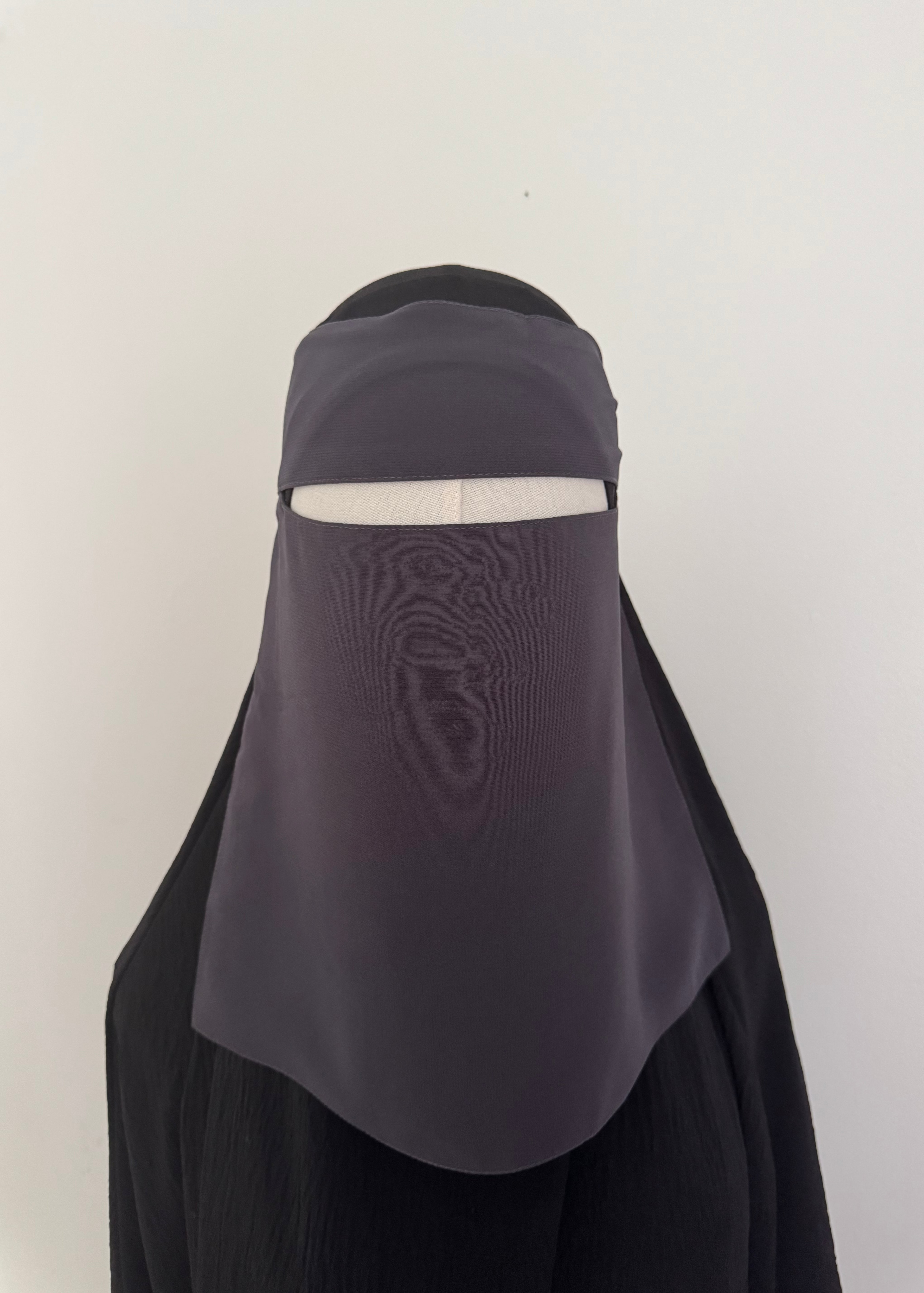 10" Niqab- Charcoal