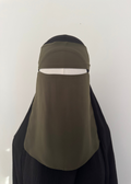 10’’ Niqab - Olive Green