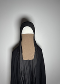 Half Niqab Khaki