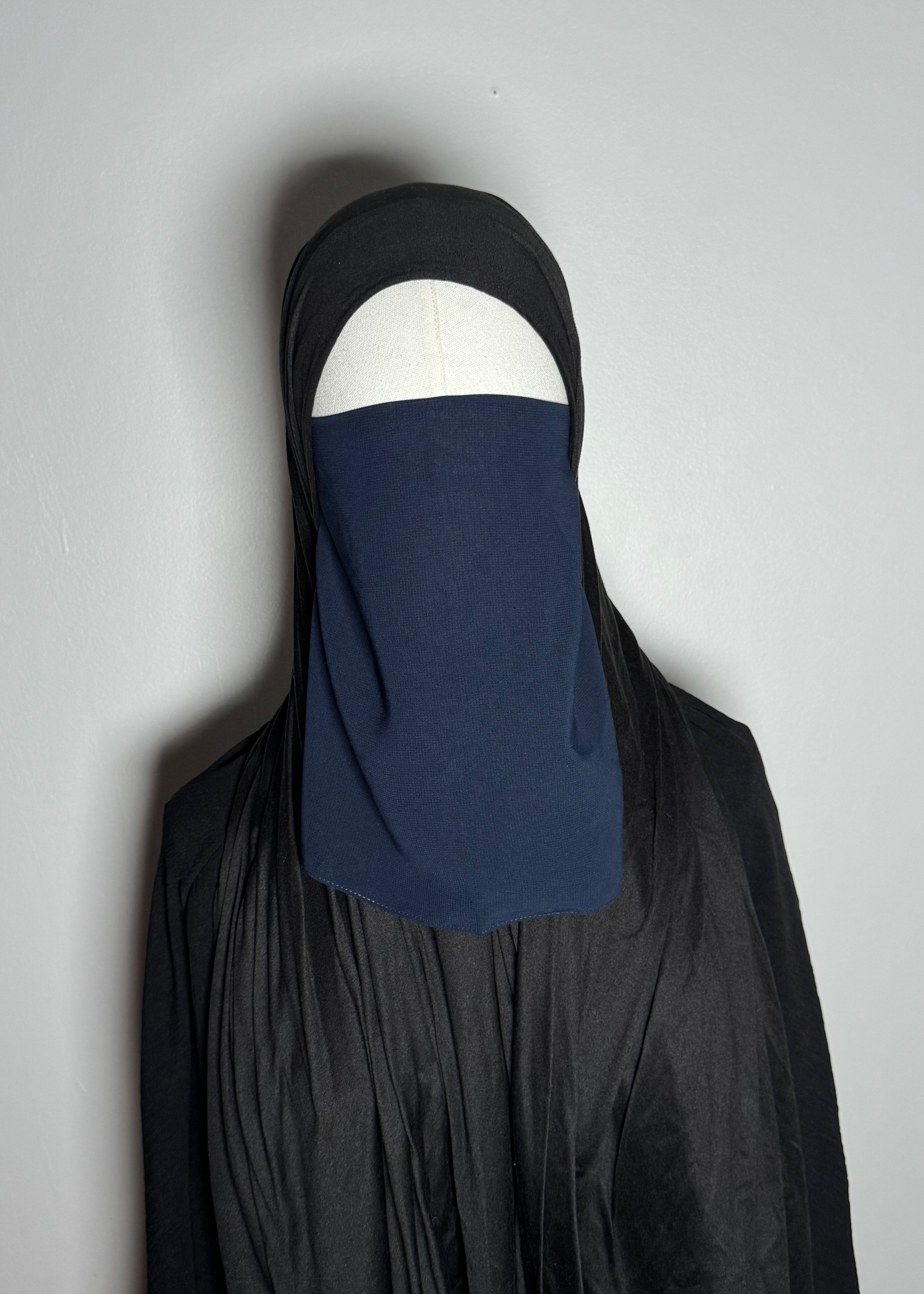 Half Niqab Blue