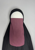 Half Niqab Dark Pink