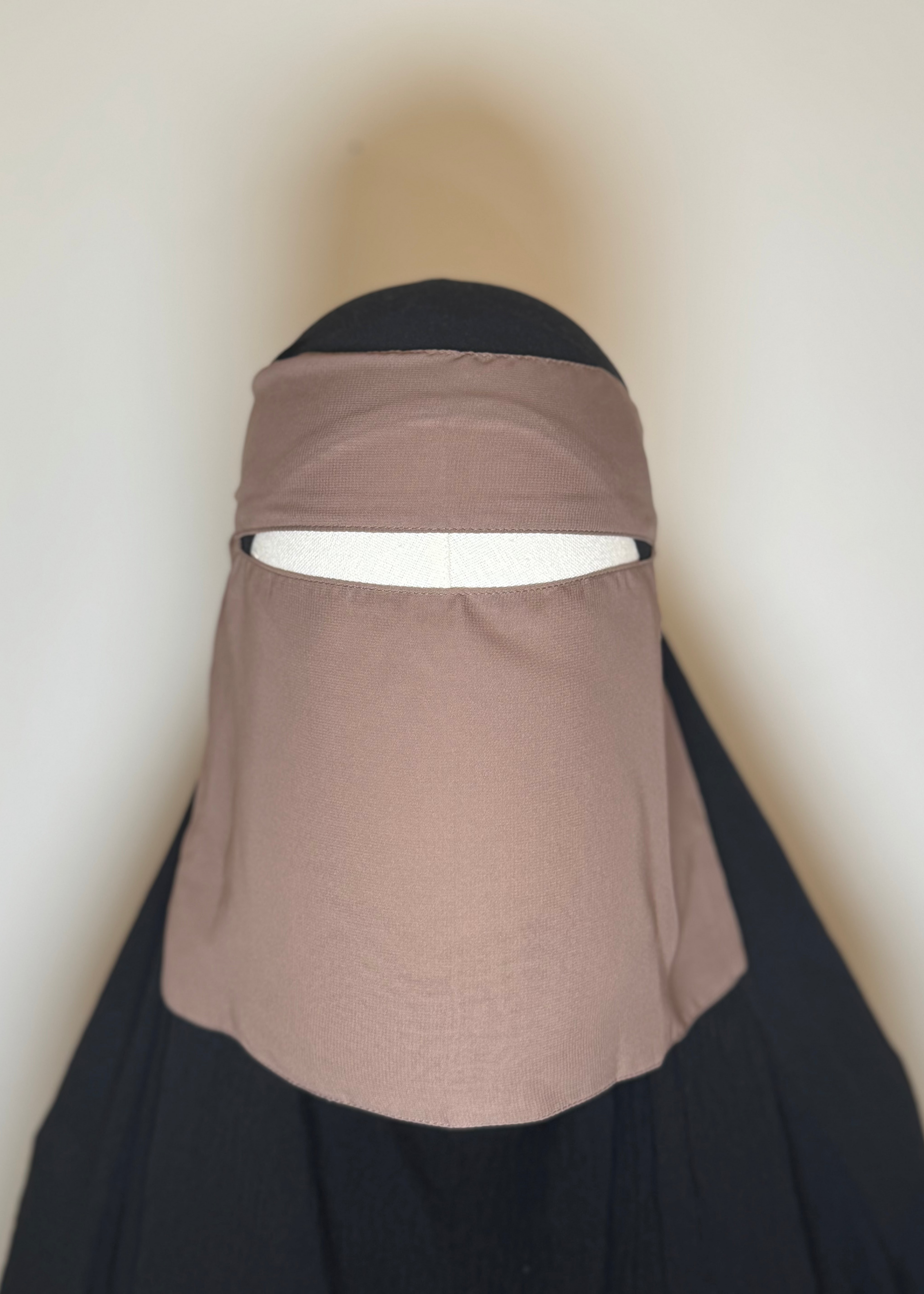 7" Niqab- Taupe
